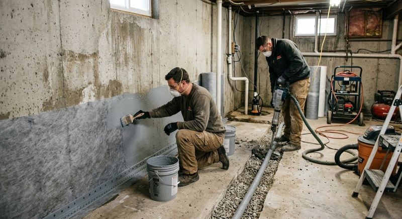 Basement Leak Repair in Greenville, SC