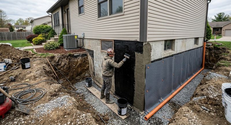 Concrete Foundation Sealing in Fredericksburg, VA