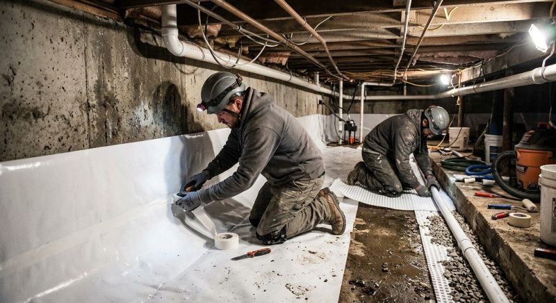 Concrete Waterproofing in Fredericksburg, VA