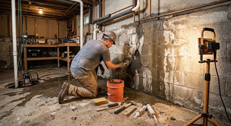 Foundation Leak Repair in Greenville, SC