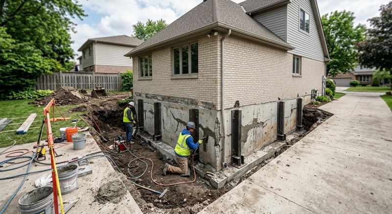 Foundation Pier Repair in Greenville, SC