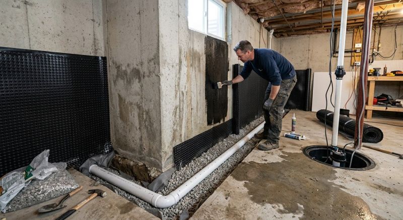 Wall Waterproofing in Greenville, SC
